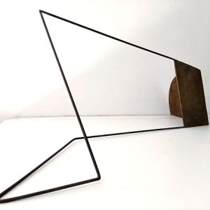 Hierro soldado y oxidado