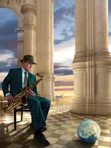 Hombre Saxofón